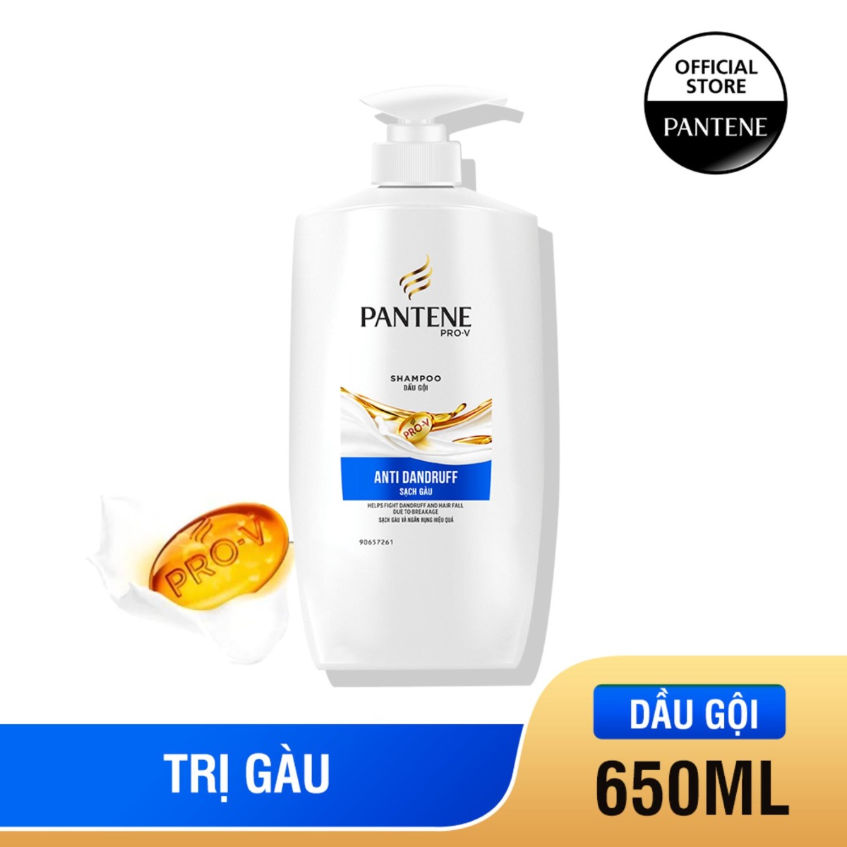 Dầu Gội Pantene Làm Sạch Và Ngăn Ngừa Gàu 