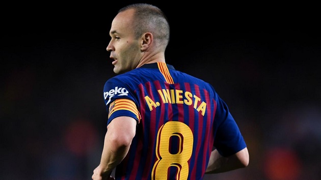 4 cái tên có thể kế thừa áo số 8 của Iniesta mùa tới