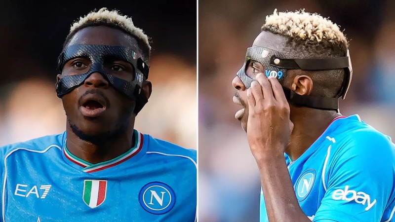 Đối với cầu thủ Victor Osimhen, có lẽ bí quyết thành công nằm ở chiếc mặt nạ. Cầu thủ Victor Osimhen - Cũng tài năng như lại cá biệt